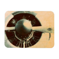 Antique Airplane Engine Propeller Photo