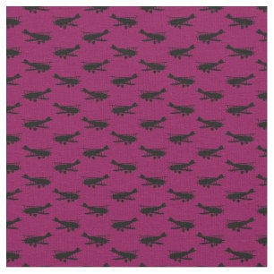 Antique Airplane Flying Plane Art CUSTOM BG COLOR Fabric