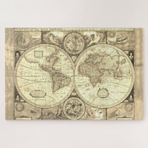 Antique Ancient World map Jigsaw Puzzle
