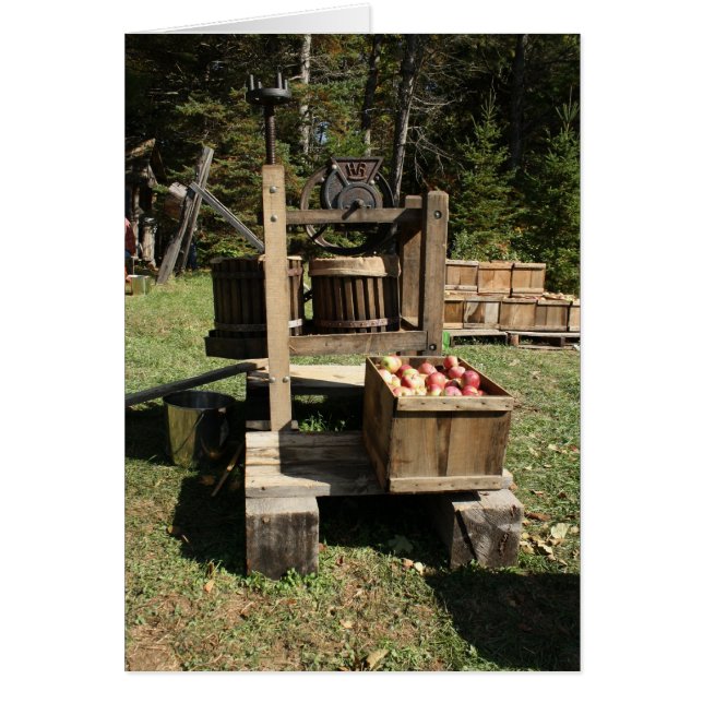 Antique Apple Cider Press (Front)