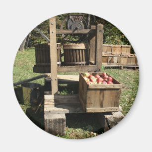 Antique Apple Cider Press Magnet