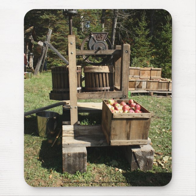 Antique Apple Cider Press Mouse Pad (Front)