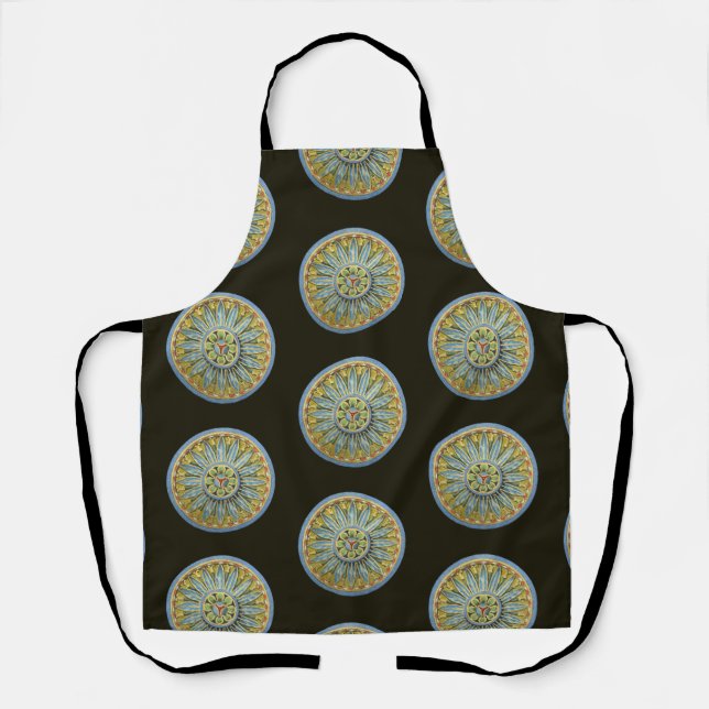 Antique Architectural Rosette No. 2 Apron (Front)