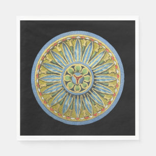 Antique Architectural Rosette No. 2 Napkin