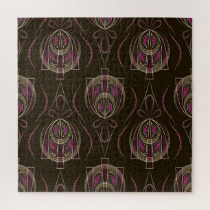 Antique Art Deco Geometric Ornament Jigsaw Puzzle