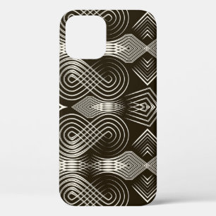 Antique Art Deco Seamless Ornament iPhone 12 Case