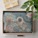 Antique Art Nouveau Style Fine Art Floral Painting Tissue Paper<br><div class="desc">This gift wrapping paper exudes classic elegance with its stunning Art Nouveau floral pattern,  inspired by the painter Gustav Klimt. The charming vintage flower design adds a playful element to your gift wrapping or craft projects,  perfectly combining delicate artistry with a timeless style.</div>