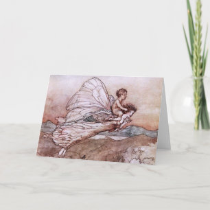 Antique Arthur Rackham Fairy Illustration Card