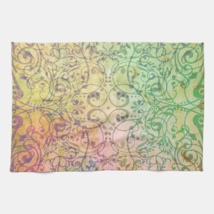 Antique ARTs Ornament Pattern for your Design Tea Towel
