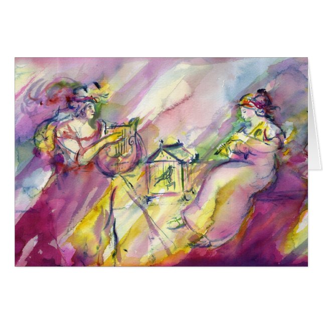 ANTIQUE BACCHANAL SCENE WITH MUSIC (Front Horizontal)