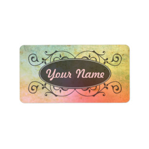 Antique Background ARTs Pattern for your Design Label