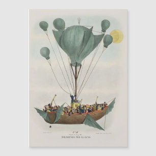 Antique Balloon Air Ship Artwork