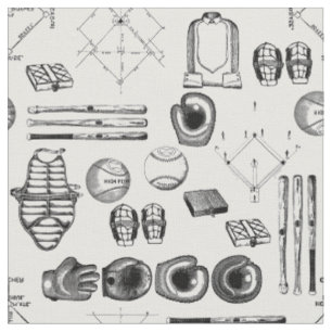 antique baseball equipment sports vintage fabric