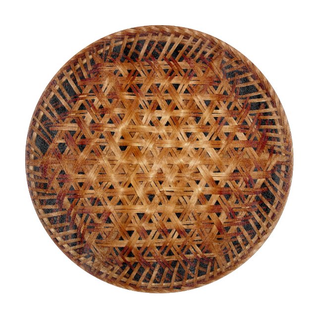 Antique Basket Weave Detail Cutting Board (Front)