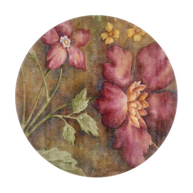 Antique Beauties II Cutting Board (Front)