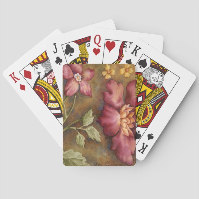 Antique Beauties II Playing Cards (Back)