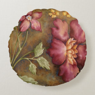 Antique Beauties II Round Cushion