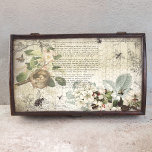 Antique Bee Botanical Ephemera Decoupage  Tissue Paper<br><div class="desc">Vintage-inspired botanical collage featuring bees,  bird's nest,  engraved leaves,  honeycomb pattern,  flowering apple blossoms and text from Victorian bee-keeping journal on rustic barn siding texture.</div>