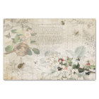 Antique Bee Botanical Ephemera Decoupage