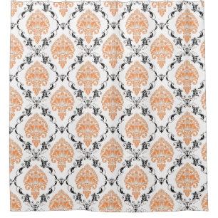 Antique believer hight light Victorian orange Shower Curtain