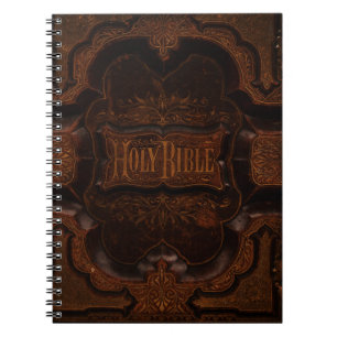 Antique Bible Cover Notebook