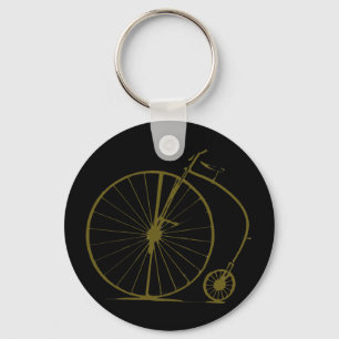 antique bicycle key ring