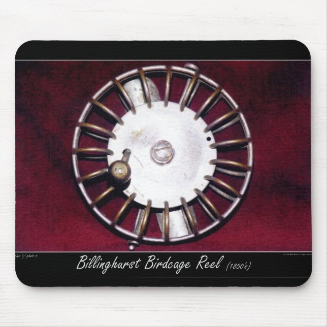 Antique Billinghurst Reel (1800s) Mouse Pad (Front)