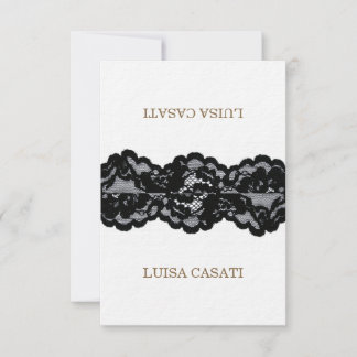 Antique Black Lace Wedding Collection: Place Cards