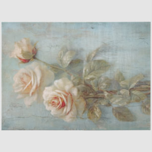 Antique Blue Romance Design Series 2 Tissue Paper