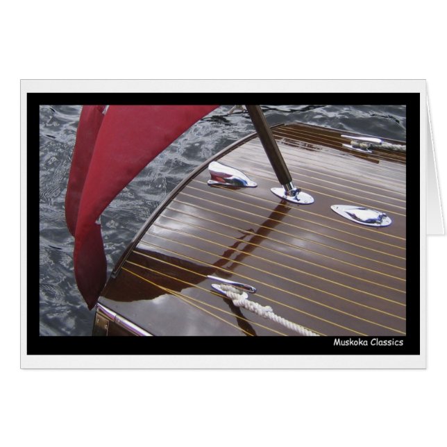 Antique Boat PhotoCard (Front Horizontal)