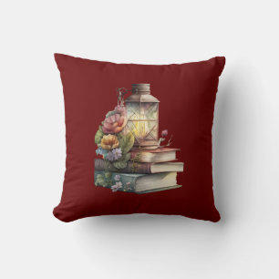 Antique Book Aesthetic Cushion