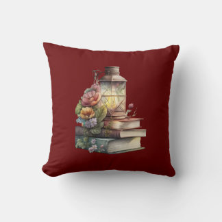 Antique Book Aesthetic Cushion