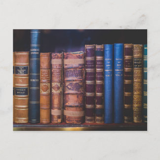 Antique book Bindings Books Postcard
