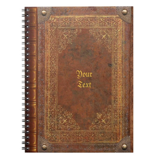 Antique Book Look Notebook (Front)
