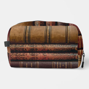 Antique Books Book Lover Dopp Kit