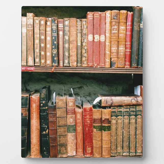 Antique Books Plaque (Front)