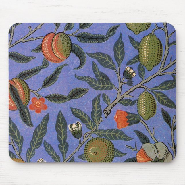 Antique Botanical Design Mouse Pad (Front)