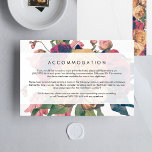 Antique Botanical Fete Wedding enclosure card<br><div class="desc">A formal elegant design in florals to give your guests direction,  accommodation,  details in absolute style to your boho inspired wedding. Antique colorful roses. A enclosure card to the compliment the RSVP and invitation or another formal suite. This is part of our Rose Wedding Suites.</div>