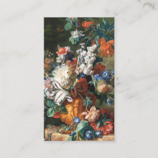 Antique Bouquet of Flowers in an Urn Business Card