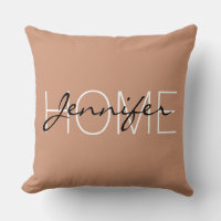 Antique brass colour home monogram