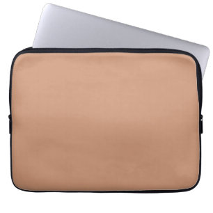 Antique brass (solid colour) laptop sleeve