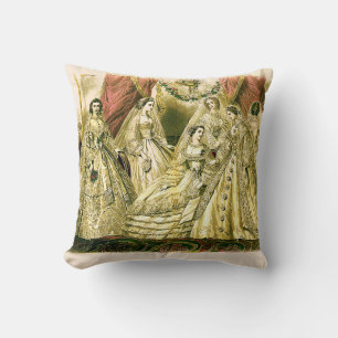 Antique Bride Vintage Wedding Cushion