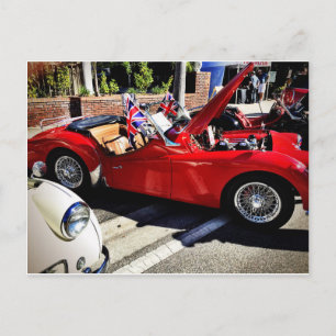 Antique British car Postcard