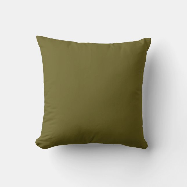 Antique bronze (solid colour)  cushion (Front)