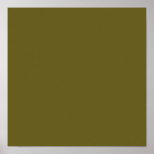 Antique bronze (solid colour) poster