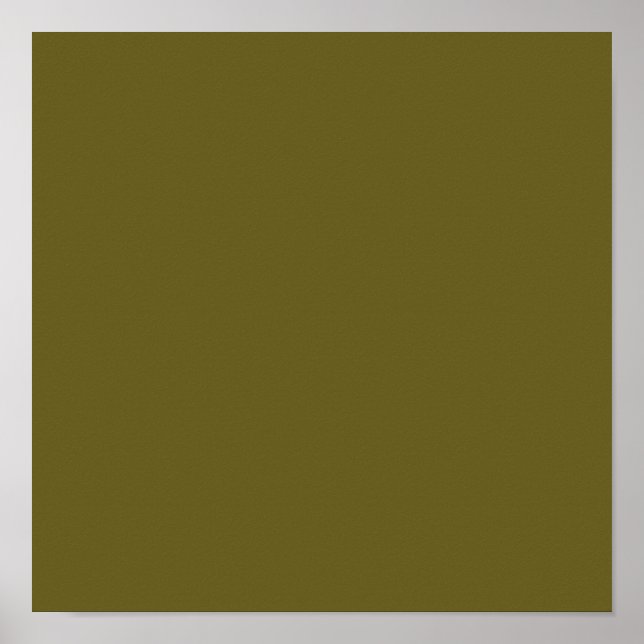 Antique bronze (solid colour)  poster (Front)