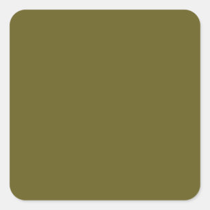 Antique bronze (solid colour) square sticker