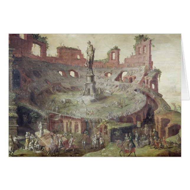 Antique Bullfighting, 1552 (Front Horizontal)