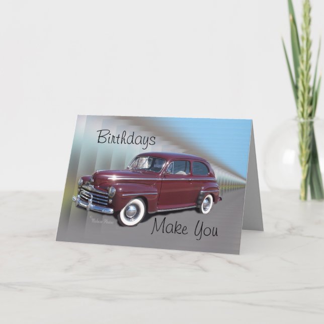 Antique BurgCar Card (Front)