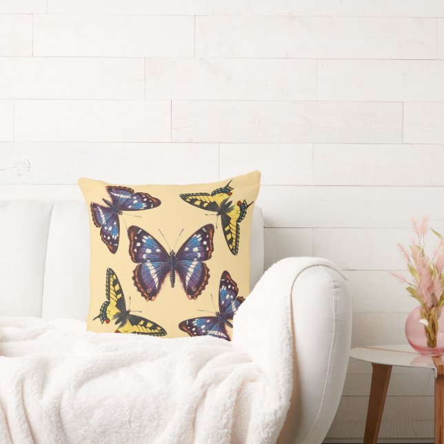 Antique Butterfly  Cushion (Couch)